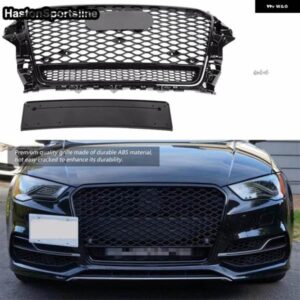 アウディ A3 S3 SLINE 8V に RS3 フロント レーシンググリル ハニカム エンジン ガード 2013 2016