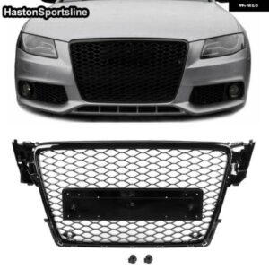 アウディ A4 RS4 レーシンググリル ロゴフロントスポーツハニカムフード グリル A4 S4 SLINE 2008-2012