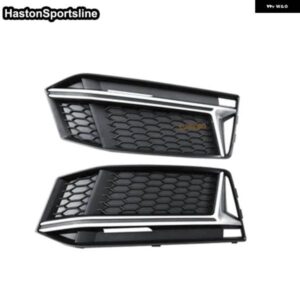 アウディ S4 S-LINE ハニカムフロント フォグランプ フォグランプ カバー グリル 2016-2018 専用 S4 S-LINE