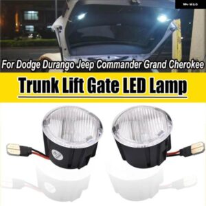 ジープ 2PC LED カーゴ トランク リフト ゲート LED ランプ ホワイト LED コマンダー グランドチェロキー クライスラー PT クルーザー ダッジ デュランゴ