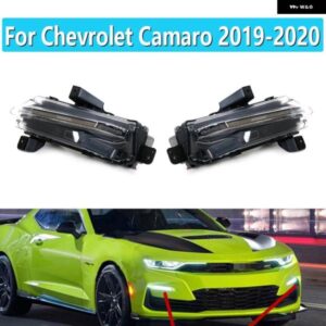 シボレー 1セット LED DRL デイタイム ランニングライト カマロ 2019 2020 ウィンカーライト フォグランプ デイライト