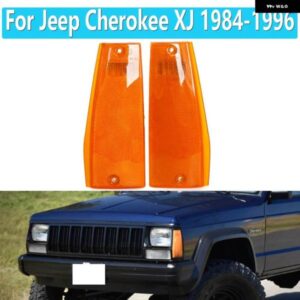 ジープ 1ペア フロントコーナーパーキング サイドマーカー ライトランプ レンズ チェロキー XJ コマンチ 1984-1996 56000111 56000110