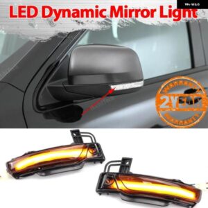 ジープ 2個 LED ダイナミック ウィンカーライト ミラー インジケーターウインカーランプ グランドチェロキーダッジデュランゴ 2011-2022