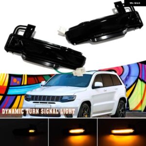 ジープ グランドチェロキー WK2 2011-16-2020 車 LED ダイナミックウィンカーサイドバックミラー インジケータランプ