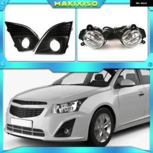 シボレー クルーズ LED フォグライト 2013-2015 フォグランプ DRL ヘッドライト フォグライト カバー フレームグリルワイヤーハー