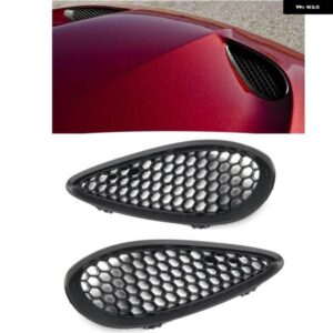 ジープ フロントエンジンサイドフードカバー グリル トリム グランド チェロキー SRT 6.4L 2012-19 68090698AB ボンネットエア アウトレット ベントフレーム