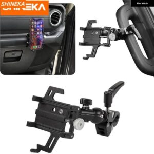 自動車電話ホルダー 汎用 ホルダー スタンド アクセサリー オートバイ /車/ バイク / トラック /SUV と A ピラー