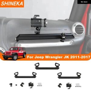 ジープ 副パイロット多機能拡張電話ホルダー カメラ ブラケット ラングラー JK 2011-2017 インテリア アクセサリー
