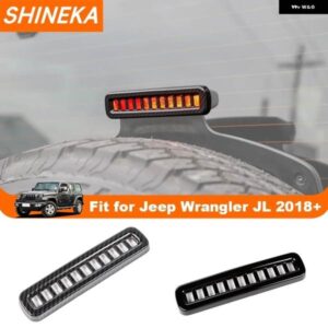 ジープ 高ブレーキライトランプ 装飾 カバー ステッカー ラングラー JL 2018-22 アップ 外装 アクセサリー