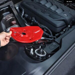 シボレー ABS レッド コルベット C8 スティングレイ Z51 Z06 2020-2023 リアショック アブソーバー タワートップカバー ア
