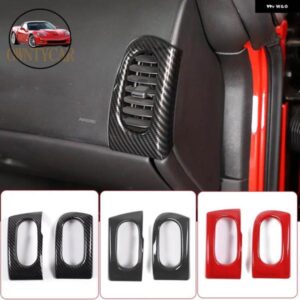 シボレー コルベット C6 2005-2013 ABS ダッシュボード サイドエア アウトレット フレーム トリム オートアクセサリー
