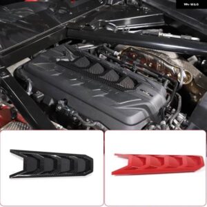 シボレー ABS カーボン コルベット C8 スティングレイ Z51 Z06 2020-2023 フロントエンジンフードカバー トリム ステッカー