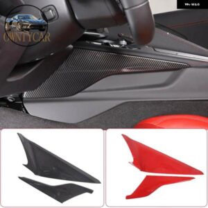 シボレー ABS カーボン/レッド コルベット C8 スティングレイ Z51 Z06 2020-2023 カーセンター コンソール 副パイロットサ
