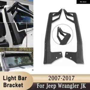 ジープ 50/52インチ ストレート LED ライトバー取付ブラケット上部 フロントガラス マウント キット ラングラー JK 2007 2008 2009 2010-2017