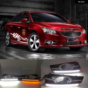 シボレー カー点滅 1セット DRL デイタイム ランニングライト デイライトと ウィンカーランプ クルーズ 2009-14