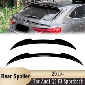 アウディ リア トランク スポイラー レーシングスポーツテールウイン グリップ グロスブラック Q3 F3スポーツバック2019+車 外装 部品