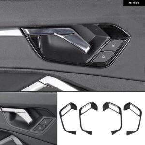 アウディ カー スタイリング ステンレスインナー ドアハンドル カバー トリム フレーム ステッカー クローム インテリア アクセサリー Q3 F3 2019 2020