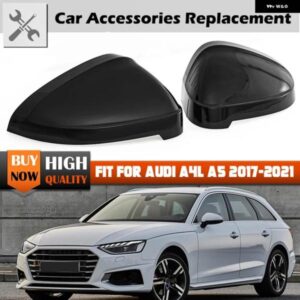 アウディ サイド ウイング ミラー キャップ A4 A5 B9 2017-21-2023 S4 RS4 S5 RS5 ALLROAD QUATTRO 交換カバー レーンアシストなし