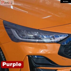 アウディ TPU ヘッドライト フィルムクリアに黒/パープルインテリジェント UV TPU 自己修復アンチスクラッチ トヨタ プジョー