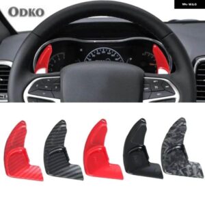 ジープ ダッジ チャレンジャー SRT グランド チェロキー 自動 ステアリングホイール リア シフト パドル 車 シフト 装置 半自動クラッチ 赤
