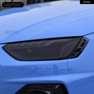 アウディ ヘッドライト ティントスモークブラックフィルム RS3 RS4 RS5 RS6 RS7 8V B8 B9 TTRS フロントライト TPU ステッカー アクセサリー