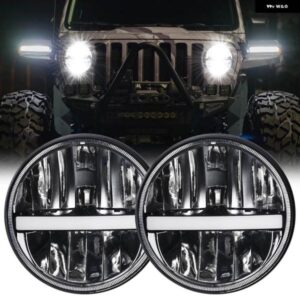 ジープ 7インチ LED ヘッドライト ラングラー JK アクセサリー LADA NIVA オフロード 4X4 オートバイ ハーレー DAVIDSION 防水 LED ヘッドランプ