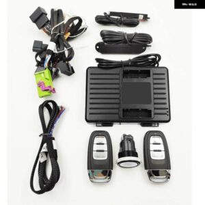 アウディ A6 2006-2011 車警報 システム キーレスエントリーキーレスゴー エンジン スタートストップ プッシュ ボタン付きプラグアンドプレイタイプ