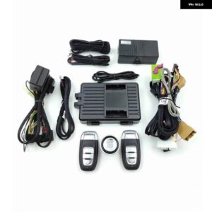 アウディ A4/Q5 2008-2014 プッシュ ボタンなし プッシュ スタートリモートスタート システム キーレスエントリー システム と携帯電話 APP コントロール