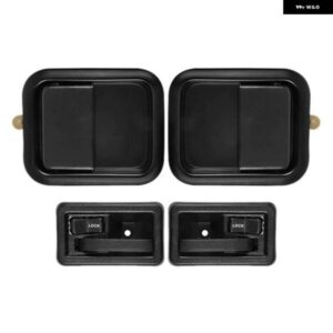 ジープ 内 外装 ドアハンドル キット フロント LH と RH 側ラングラー 1991-2004 アクセサリー 55176383AE 55176382AE