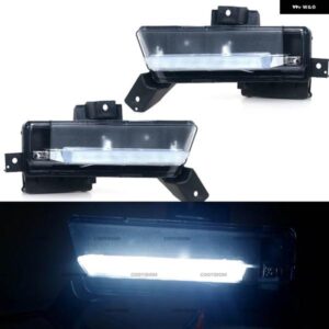 シボレー 車左右 LED DRL フォグランプ クリアレンズ ホワイト LED デイタイム ランニングライト カマロ SS 2016 2017 2