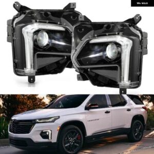 シボレー トラバース 2022-2023 車 LED ヘッドライト フォグランプ LED DRL プロジェクター ヘッドライト ヘッドランプ 85