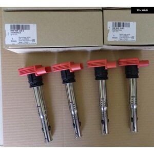 アウディ GEUNINE ドイツ製点火 コイルパック 4個 セット 06E905115E 06E905115F 06E905115G A4 A5 R8 用VW ゴルフ GTI 2.0T FSI