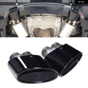 アウディ オーバル排気先端 RS3 RS4 RS4 RS5 RS6 ダブルインナーマフラー先端 S3 S4 S5 S6 排気 システム マフラーテール パイプ