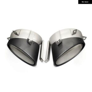 アウディ オーバルカーボン排気先端 R8 V10 2010-2015 カーボン排気テール パイプ 排気ノズルヒント