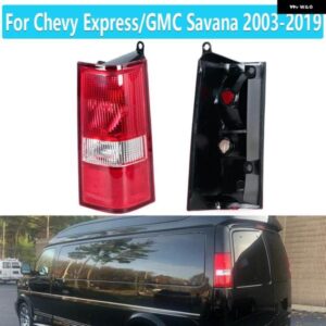 シボレー テールライト カバー エクスプレス/GMC サバナ 2003-2019 リアウィンカーリバース ハザード灯 カバー バルブ 無 GM28