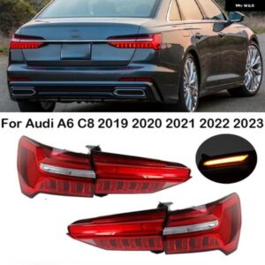 アウディ A6 C8 2019-23 LED インナーアウター テールライト アセンブリ ブレーキランプ テールライト