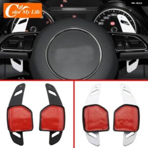 アウディ カラーマイライフ 2ピース ステアリングホイール シフター シフト パドル A1 A3 S3 RS3 A4L S4 RS4 A5 S5 RS5 A6L S6 RS6 A7 Q5 TT