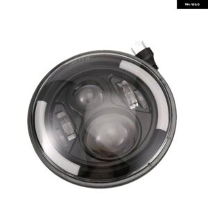 ジープ 7インチ LED ヘッドライト ラウンド 200ワット ハロー角目 DRL ランニングランプ ラングラー JK LJ TJ CJ 1997-2018