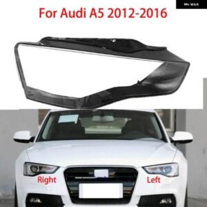 アウディ A5 2012-2016 ヘッドライト ランプ シェード クリア ヘッドライト レンズ 左右ランプ シェード カバー レンズ 光