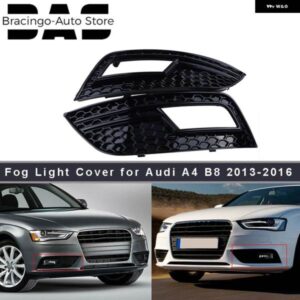 アウディ A4 B8 8K セダン 2012 2013-2015 フェイスリフト 8K0 807 681 K フォグライト ベゼル カバー フロント バンパー ランプ グリル