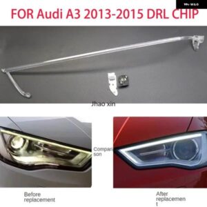 アウディ A3 2013-2015 ヘッドライト DRL ライトストリップ エンジェルアイズ チップ バラスト モジュール イルミネーション メンテナンス アクセサリー