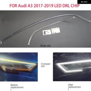 アウディ A3 2017-2019 LED ヘッドライト DRL ライトストリップ エンジェルアイズ チップ バラスト モジュール イルミネーション メンテナンス アクセサリー