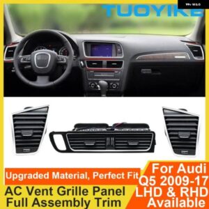アウディ LHD RHD フロント ダッシュボード 左右 空調 ヒーター AC ベント アウトレット グリル パネル カバー アセンブリ Q5 2009-2017