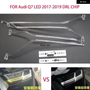 アウディ Q7 LED 2017-2019 ヘッドライト DRL ライトストリップ エンジェルアイズ チップ バラスト モジュール イルミネーション メンテナンス