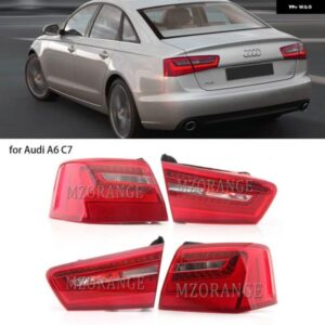 アウディ LED テールライト A6 C7 2012-2016 アウター インナーブレーキリア フォグランプ ウィンカーハザードカーアクセサリー