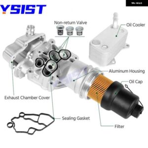 アウディ オイル フィルター ハウジング クーラー #06F115397F A4 A6 VW ゴルフ パサート ジェッタ 2.0T