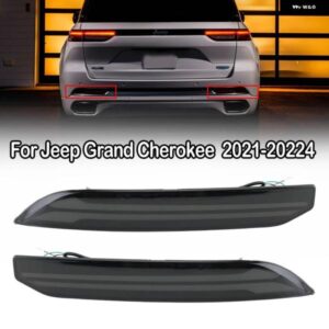 ジープ 1ペア LED リア バンパー ライト グランド チェロキー 2021-2024 ブレーキライト ウィンカーランプ リフレクター ランプリア フォグランプ