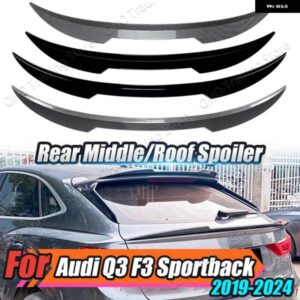アウディ リアルーフミッド スポイラー Q3 F3 スポーツバック S ライン 2019-24 テール翼テールゲートミドル トランク スポイラー