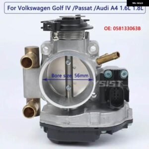 アウディ 56MM スロットルボディ フォルクスワーゲン パサート ゴルフ IV A4 1.6 1.8 ボディ加速 058133063B OEM 品質