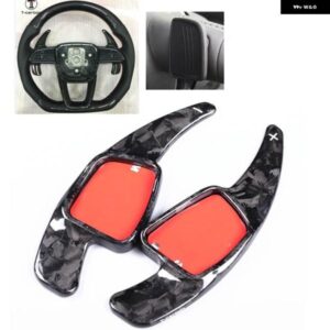 アウディ カーボン ステアリングホイール シフト シフター パドル 延長 カバー トリム パッド A4L A5 S3 S4 S5 2017-2021 Q5L S3